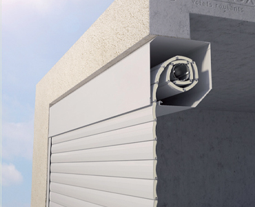 porte-de-garage-sous-linteau-interieur Porte de garage enroulement intérieur